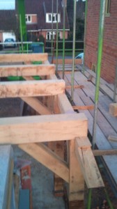 Scarf joint for extended ringbeam